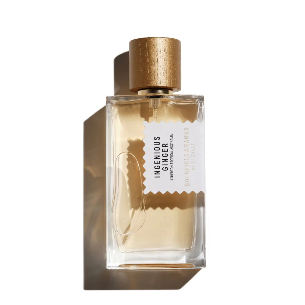 INGENIOUS GINGER PARFUM Fris, bruisend & zonnig — citrus, ginger, magnolia, amber: instant happiness