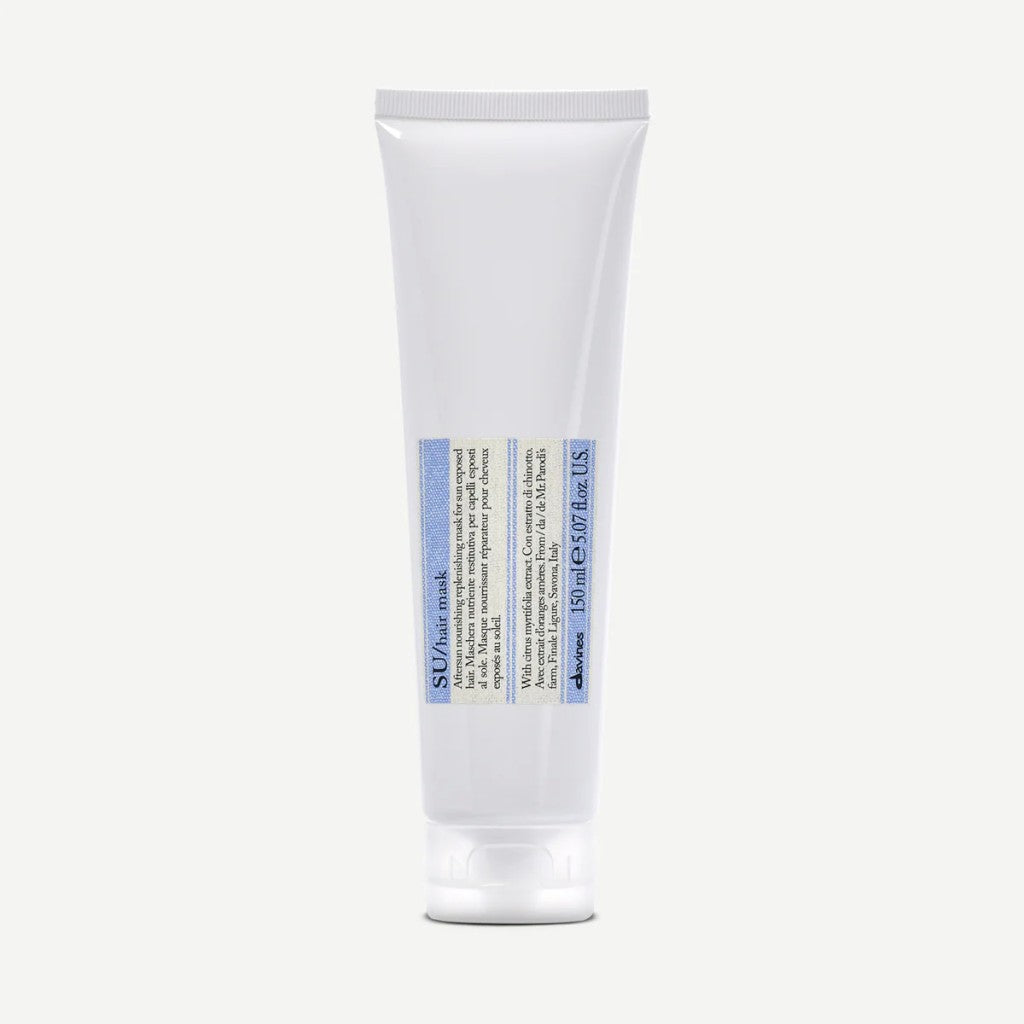 SU HAIR MASK Hydraterend regenererend masker voor haar dat door zon, chloor en zout beschadigd is geraakt.