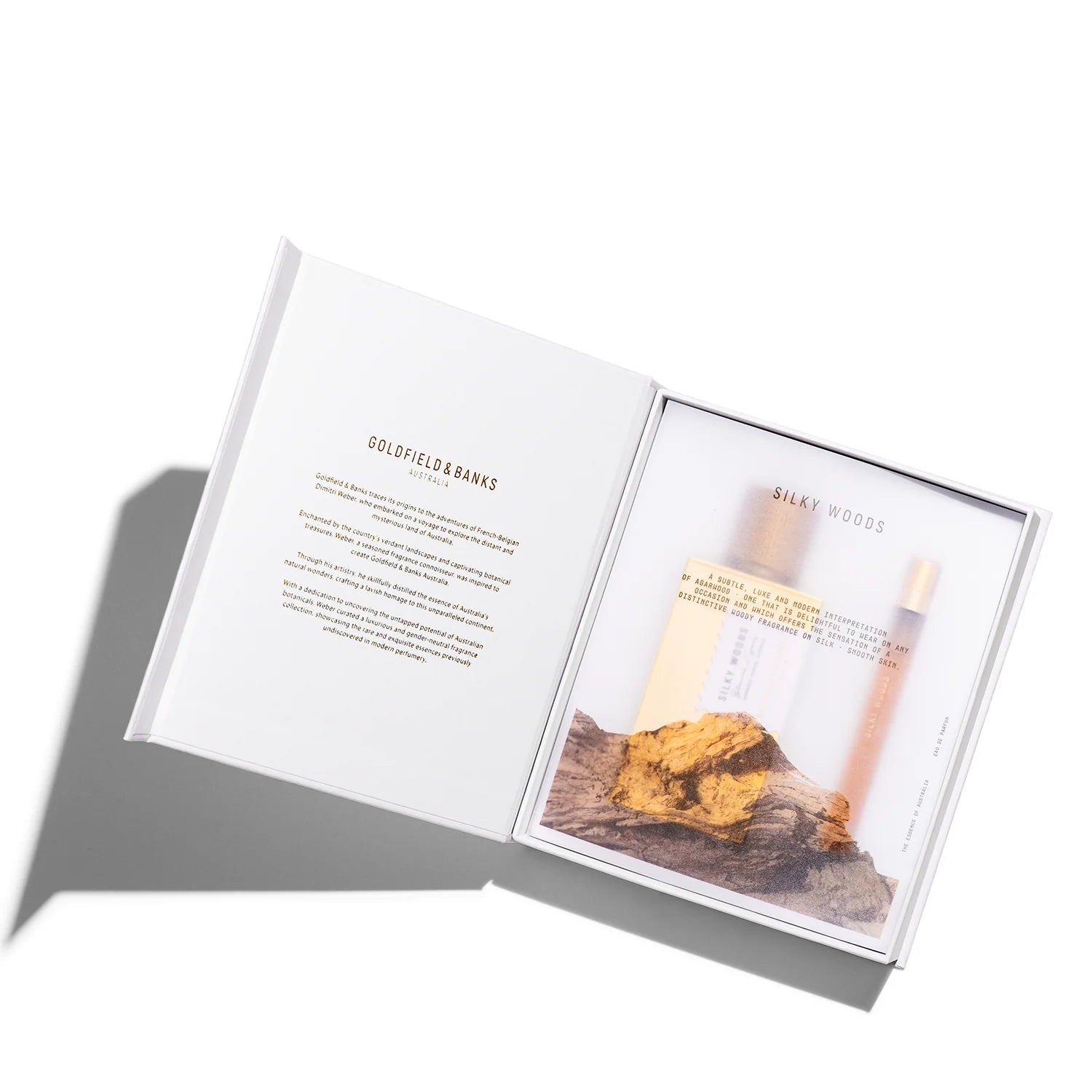 SILKY WOODS SET – LIMITED EDITION Iconisch cadeau – 100ml parfum & 10ml travelspray in luxe set