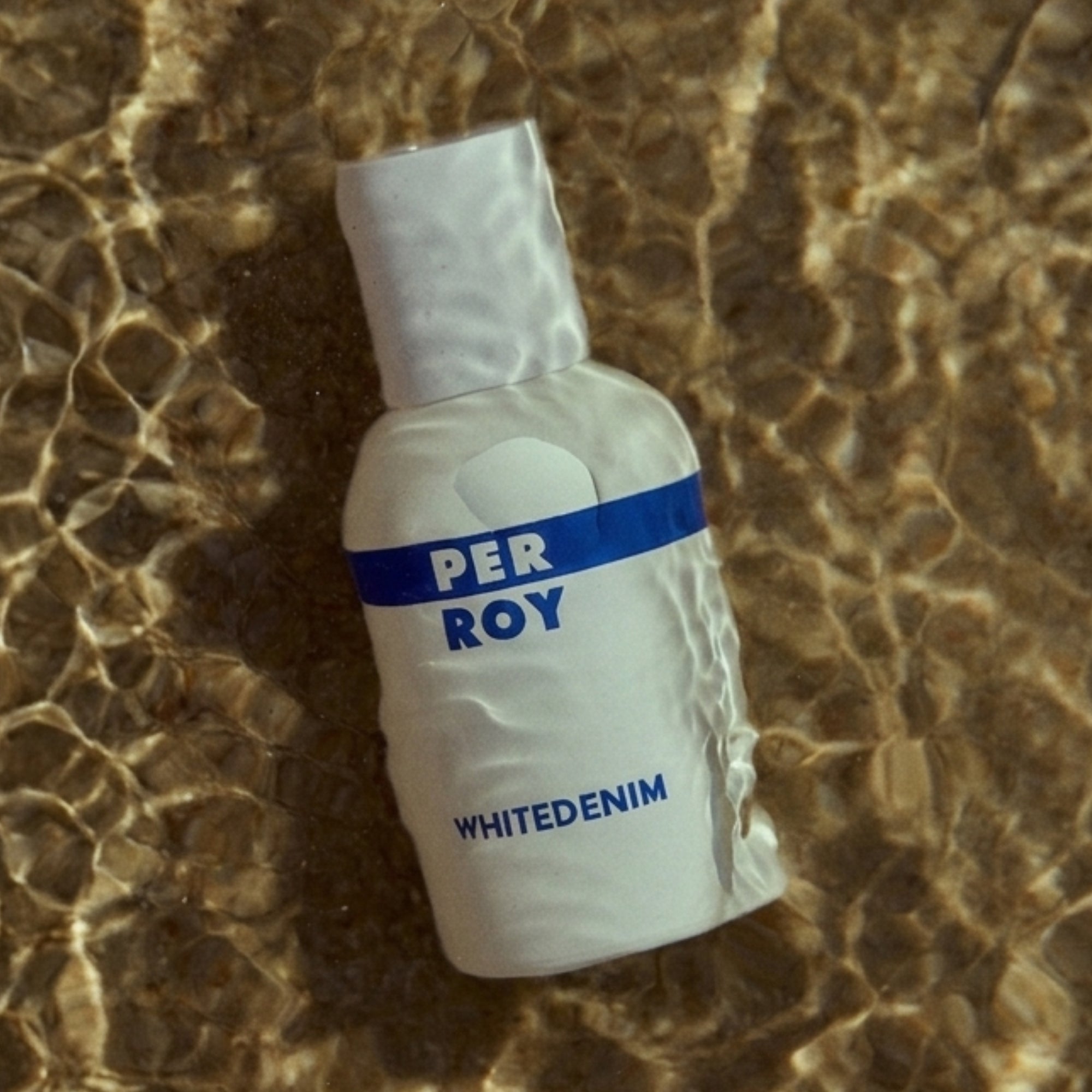 Perroy White Denim travelspray 15ml roller — compact parfum voor onderweg
