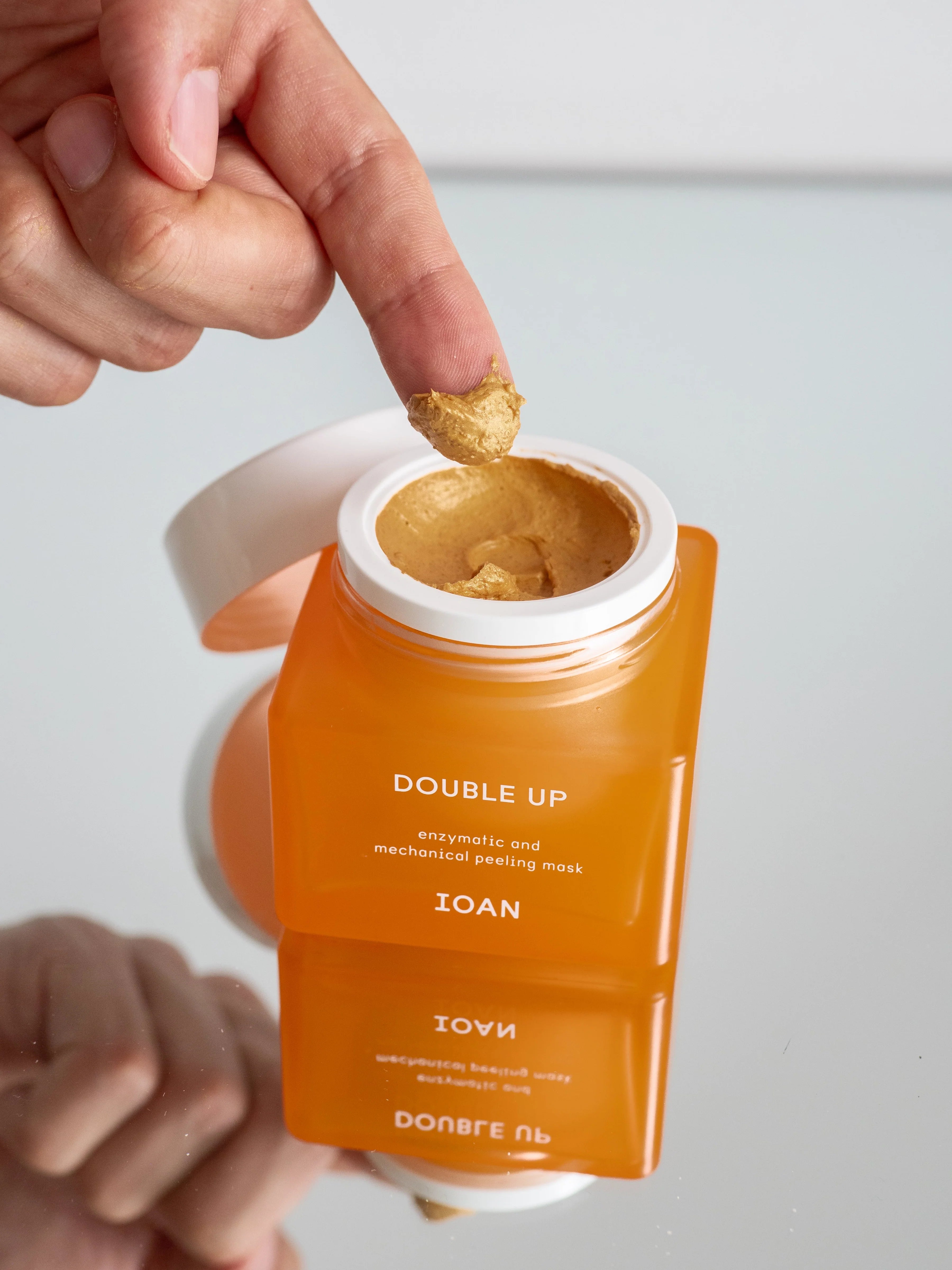 IOAN DOUBLE UP double peeling mask, gladdere & stralende huid