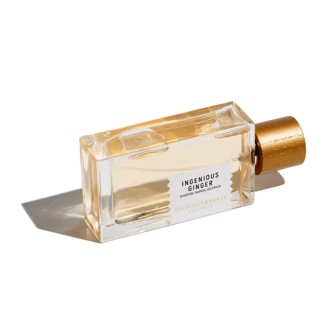 INGENIOUS GINGER PARFUM Fris, bruisend & zonnig — citrus, ginger, magnolia, amber: instant happiness