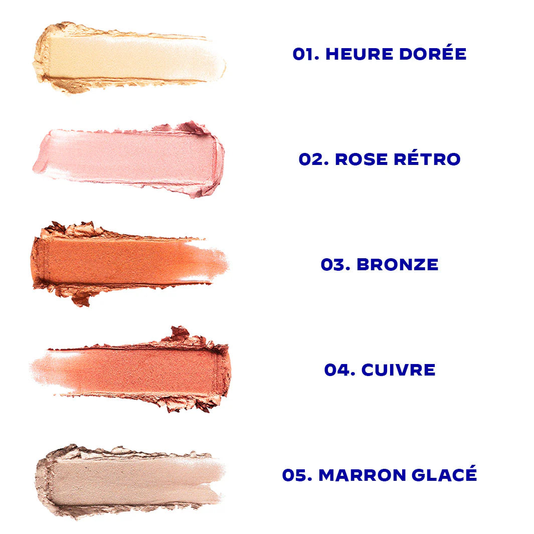 EYESHADOW & HIGHLIGHTER - Shimmer glow voor ogen & gezicht beschikbaar in 5 tinten