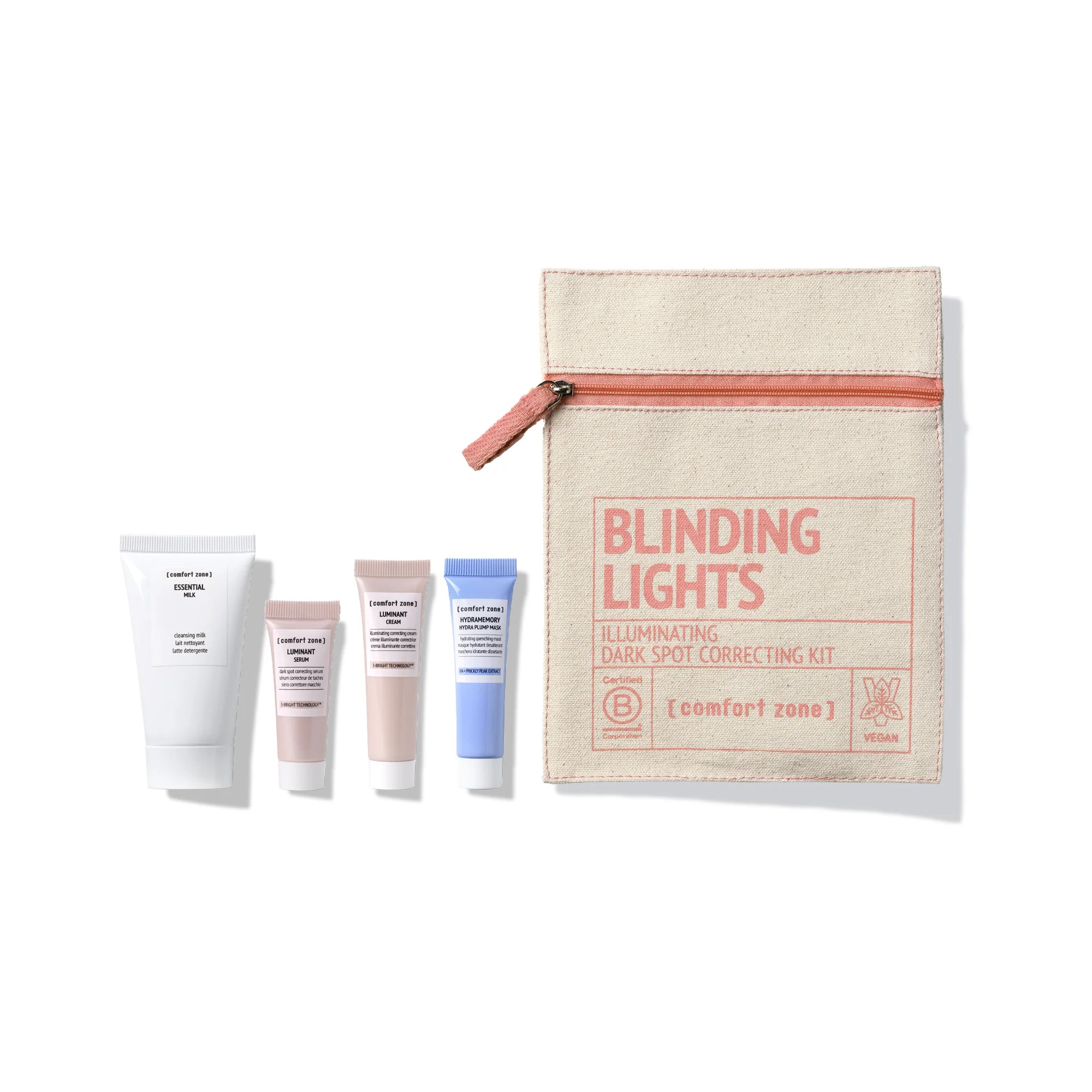 BLINDING LIGTS KIT Verhelderende en egale teint kit