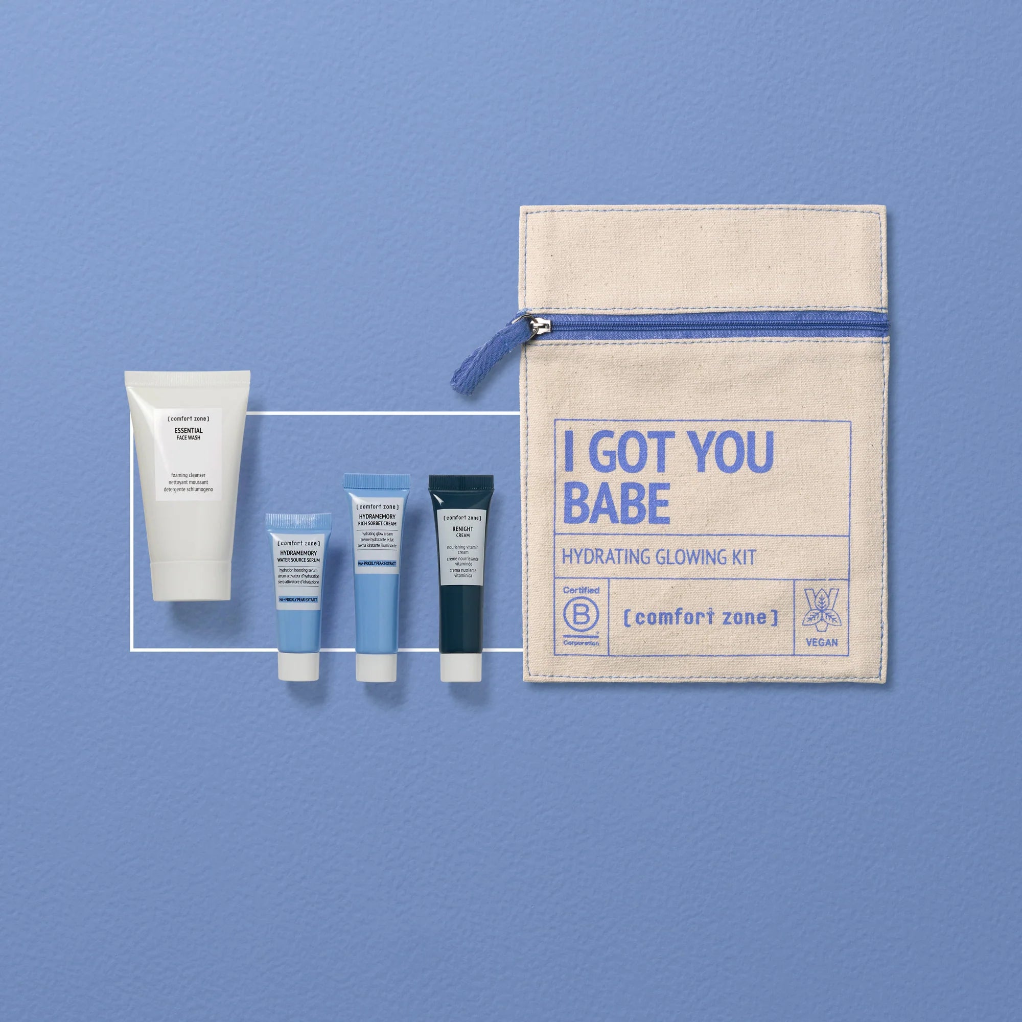 I GOT YOU BABE KIT Hydraterende glow-kit