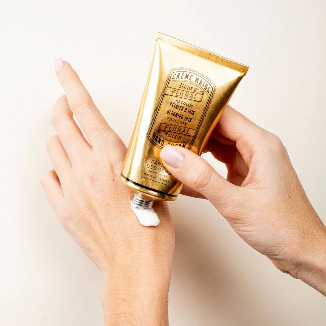 HANDCRÈME BLOOMING IRIS Voedende handcrème met poederige irisgeur