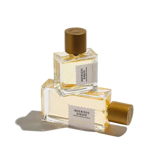 INGENIOUS GINGER PARFUM Fris, bruisend & zonnig — citrus, ginger, magnolia, amber: instant happiness
