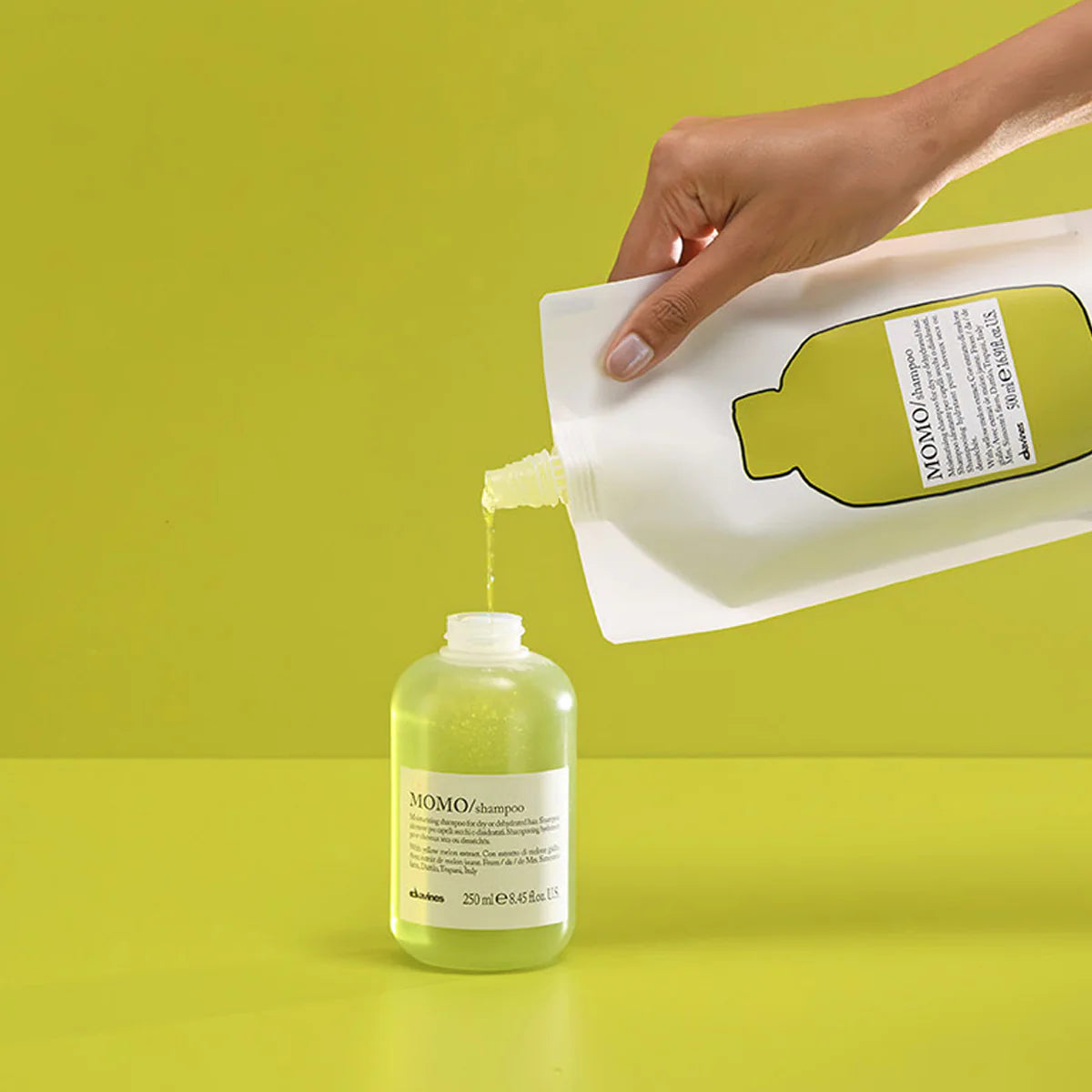 MOMO SHAMPOO REFILL POUCH 500ml - Hydraterende shampoo voor droog haar