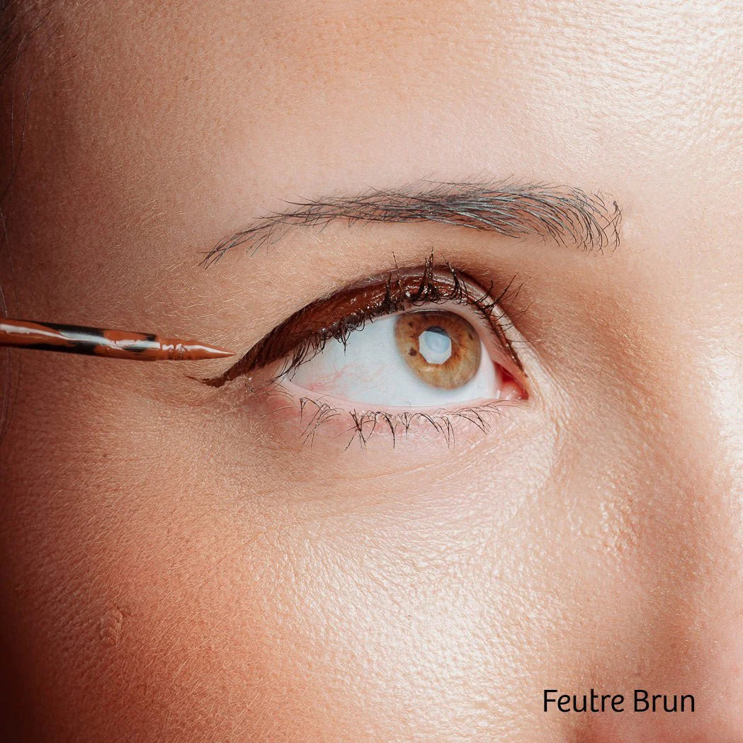 Biologische felt-tip eyeliner Donkerbruin
