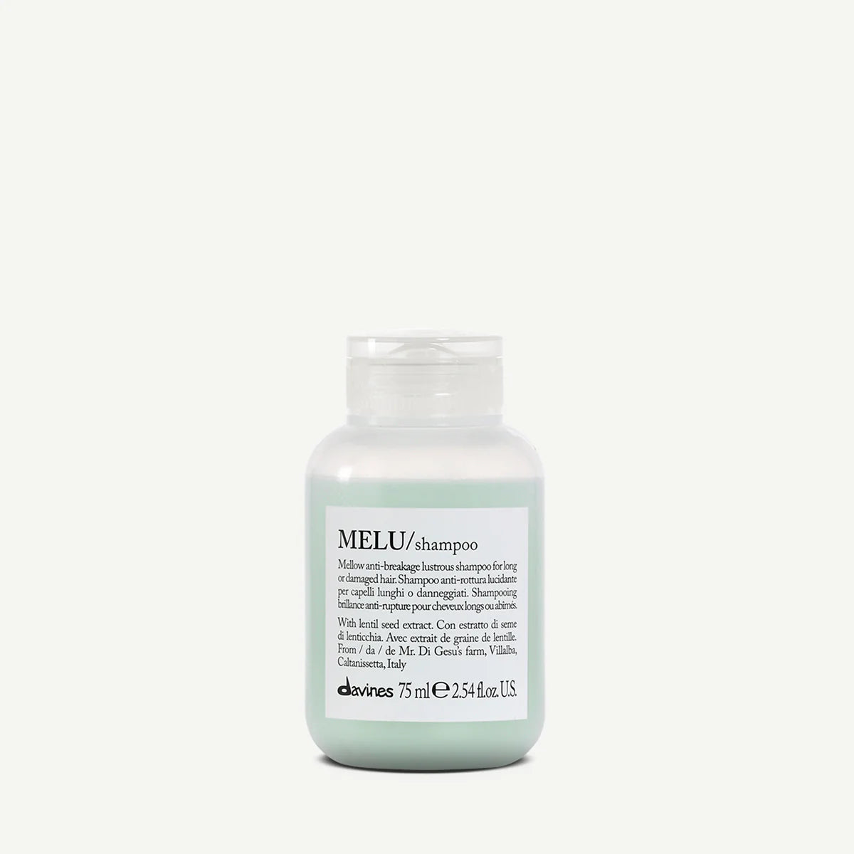 MELU SHAMPOO Anti-haarbreuk shampoo om lang en beschadigd haar glanzend te maken.