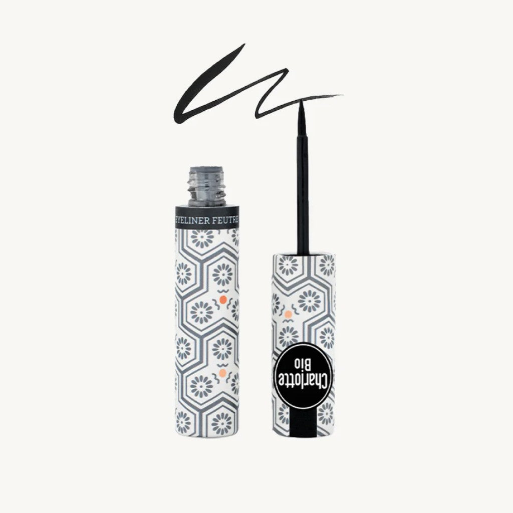 Organic felt-tip eyeliner BLACK