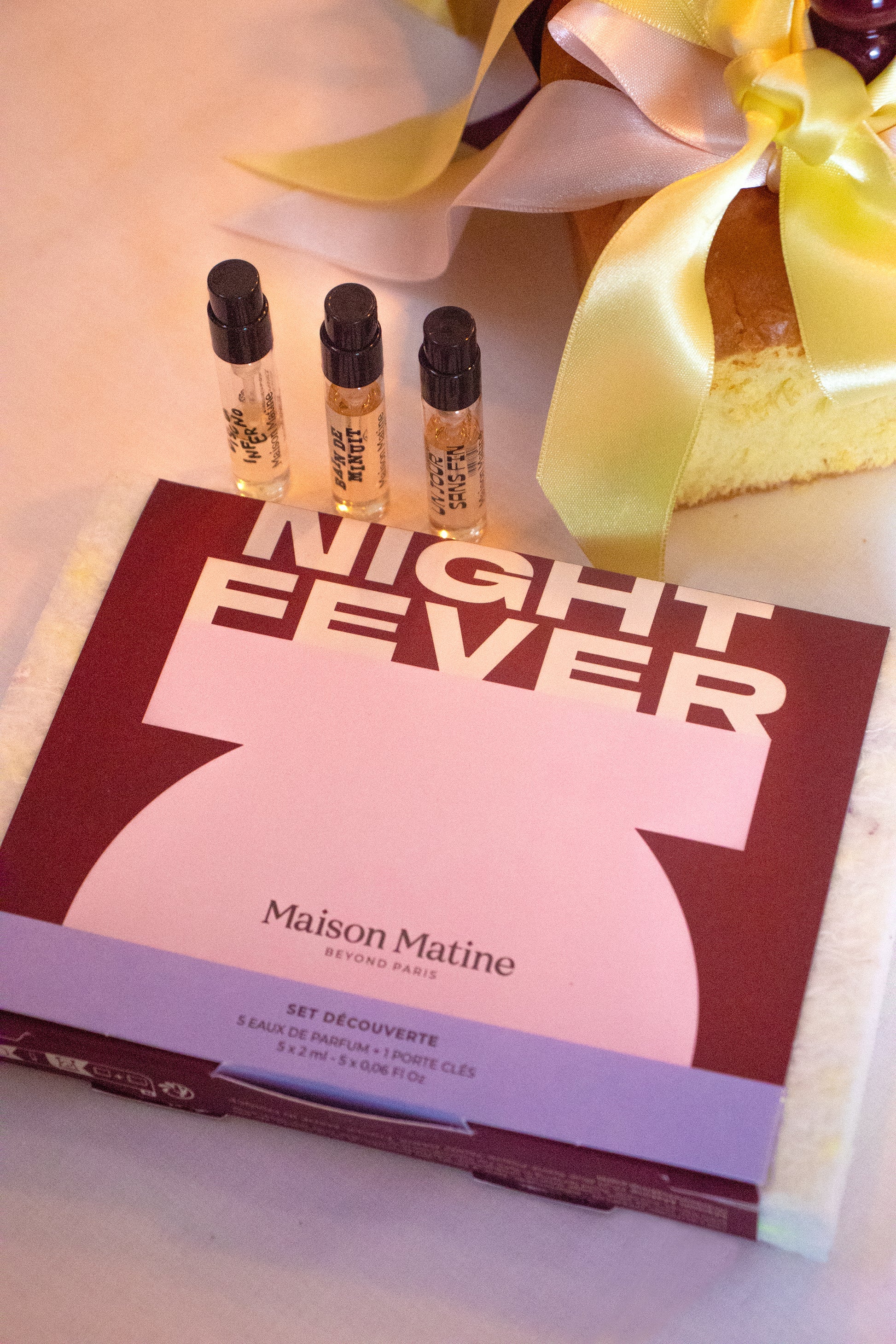 MAISON MATINE NIGHT FEVER DISCOVERY SET Spray, play, repeat
