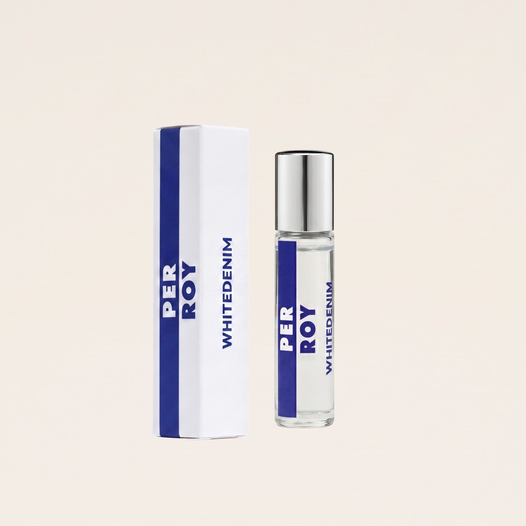 Perroy White Denim 50ml productfoto — milky accord, sandelhout, zomers parfum