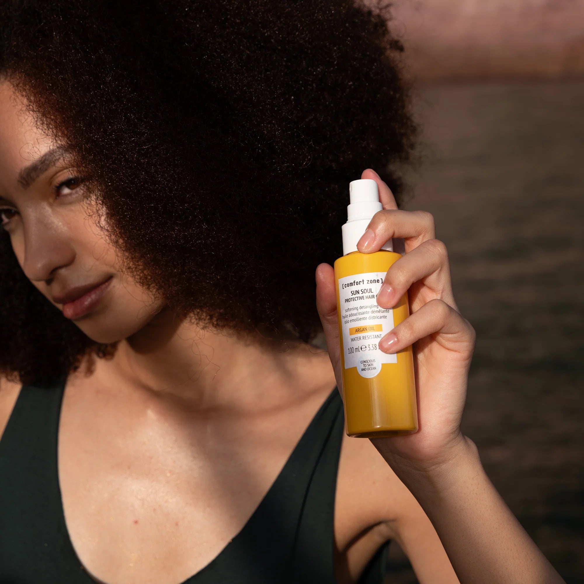 SUN SOUL PROTECTIVE HAIR OIL Verzachtende ontwarrende olie