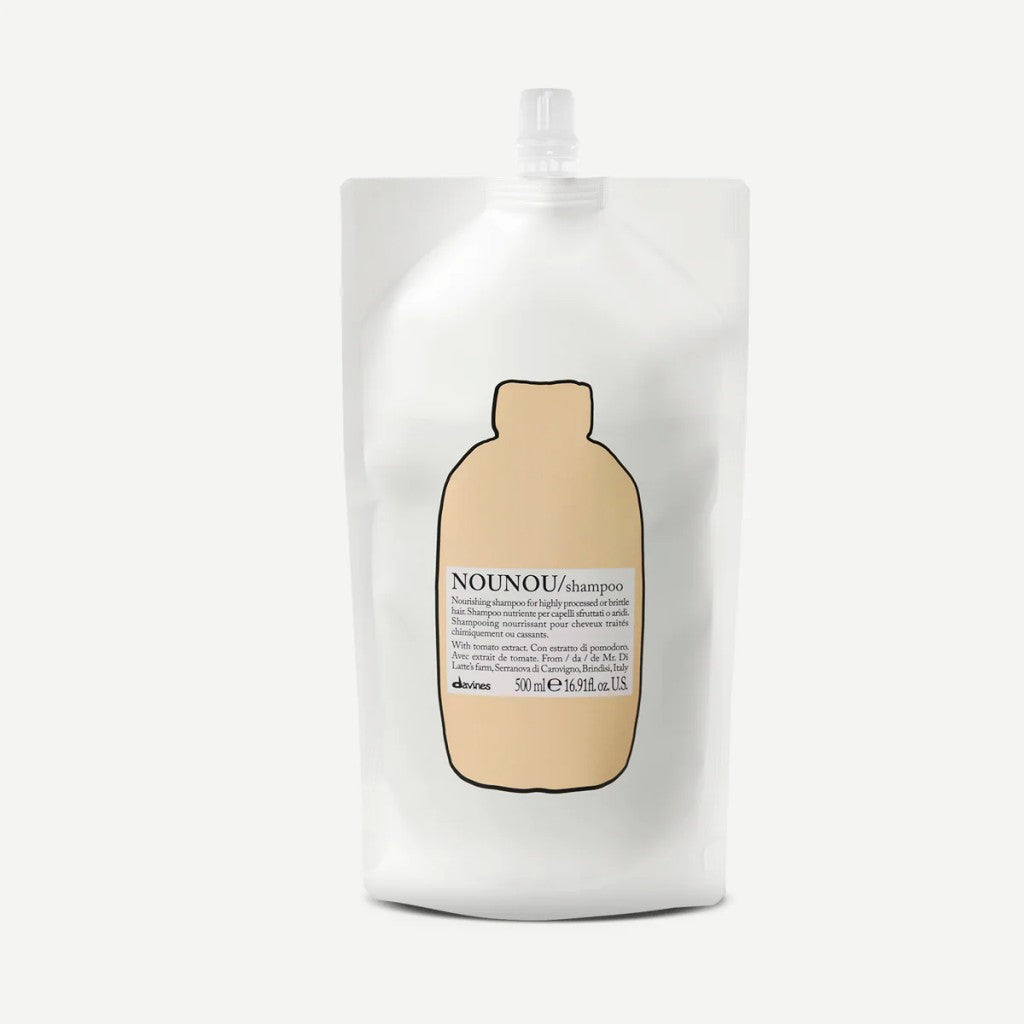 NOUNOU Shampoo Refill 500 ml Voedende shampoo voor beschadigd tot zeer droog haar.