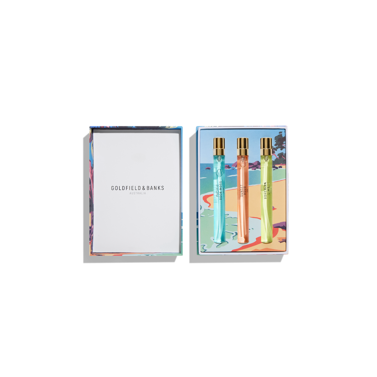 Coast to Coast travelset 3 geuren — australische niche parfums in gift box