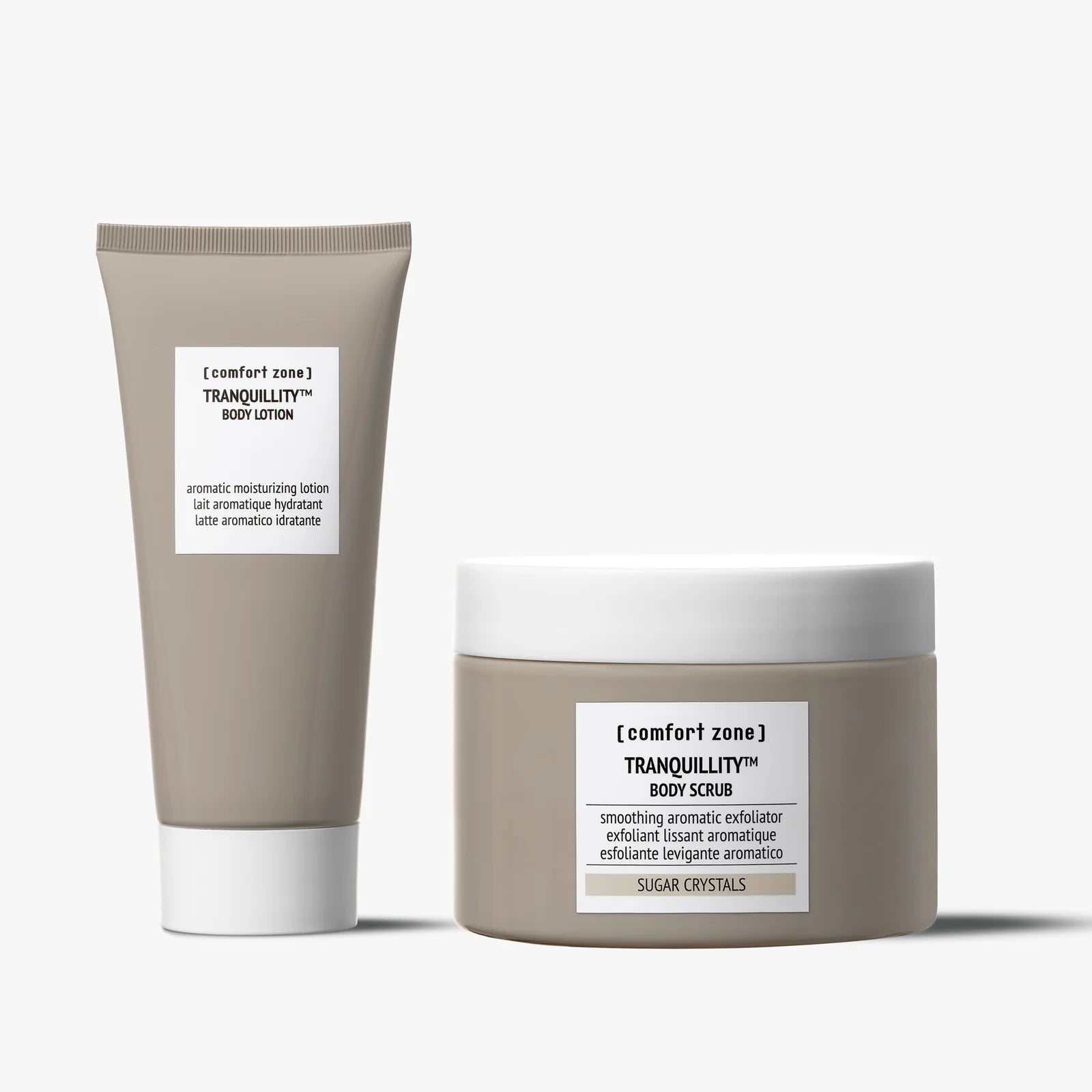 Comfort Zone Smooth and Nourish Duo met body scrub en body lotion set voor zachte huid