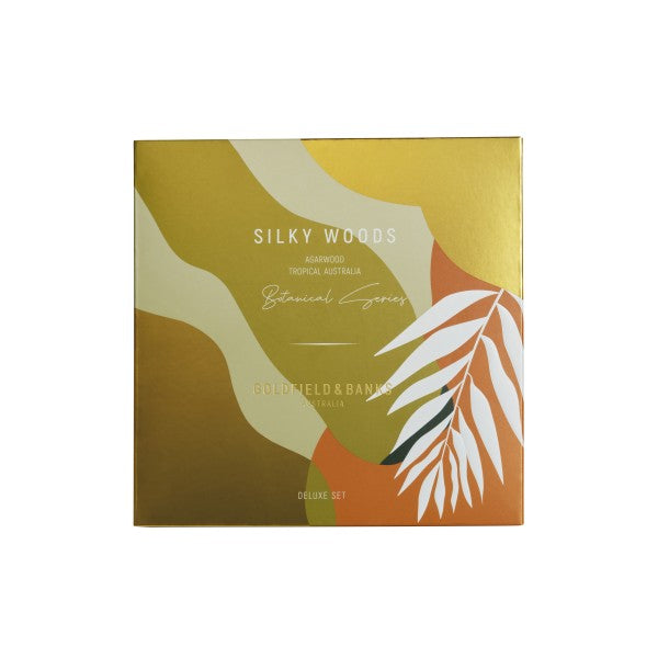 SILKY WOODS DELUXE SET – LIMITED EDITION Exclusief cadeau: 100ml parfum, 10ml travelspray & luxe reisetui