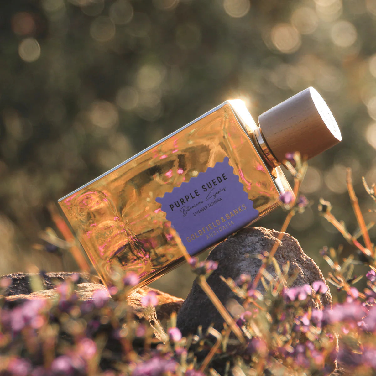 PURPLE SUEDE PARFUM Iconisch: pure Australische lavendel & leer – urban luxe signature scent
