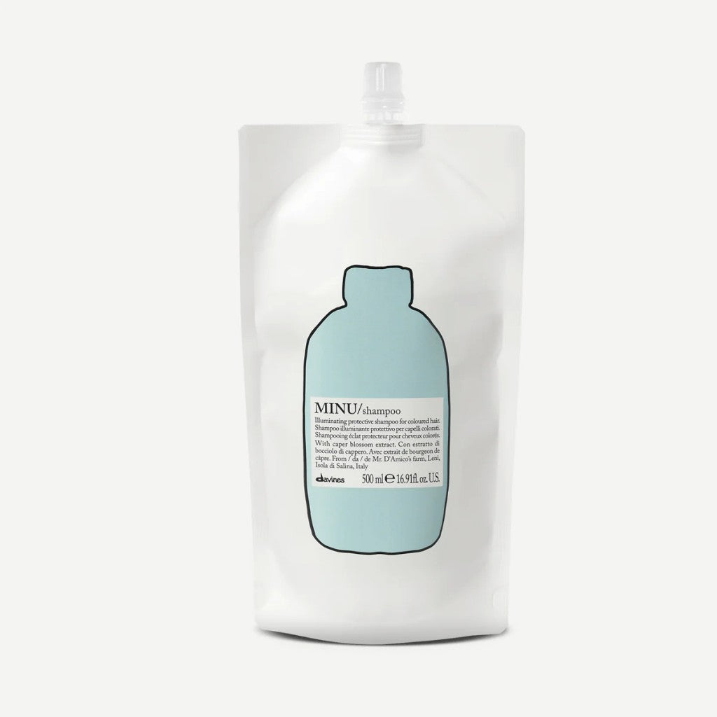 MINU Shampoo Refill 500 ml Verhelderende en beschermende shampoo voor gekleurd haar.