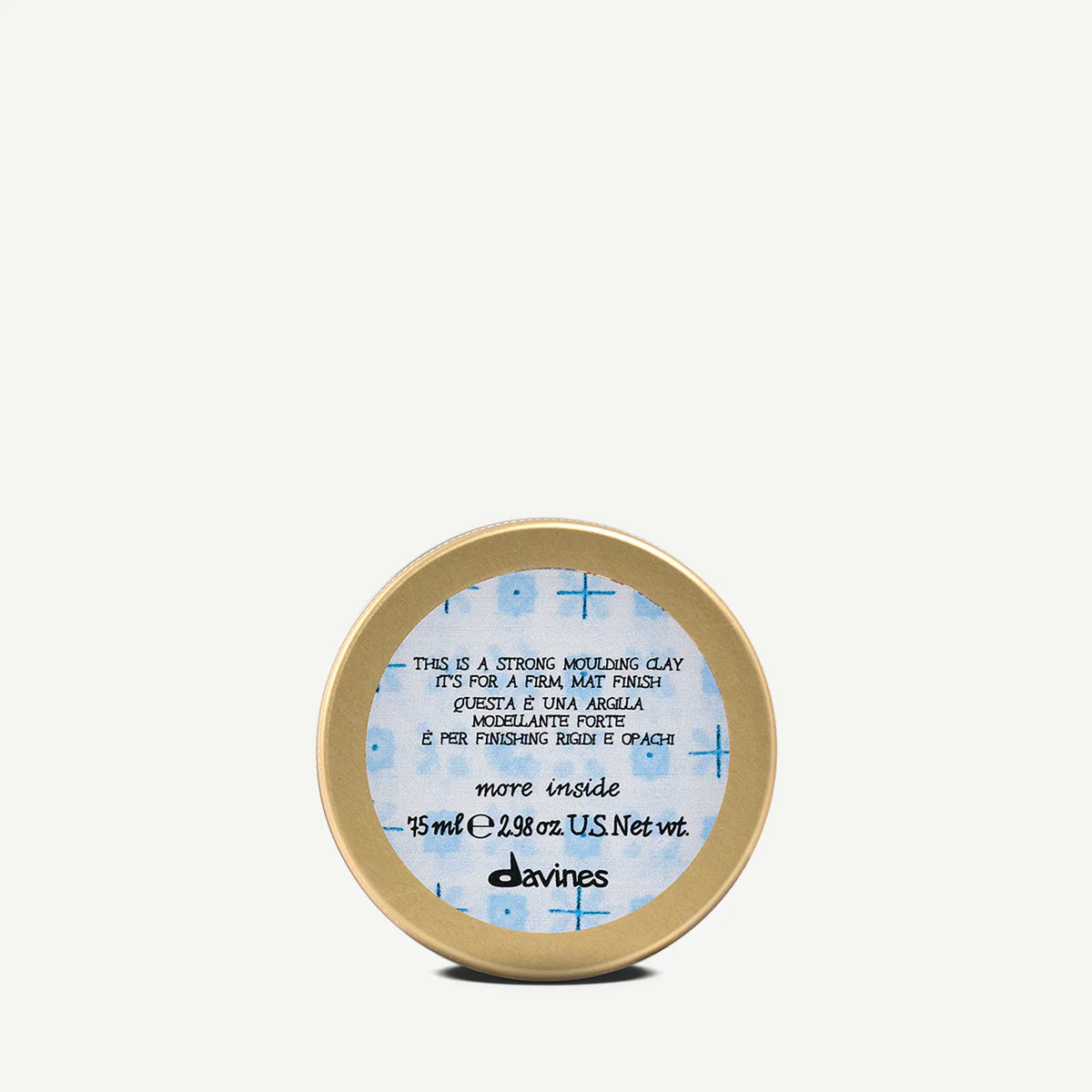 THIS IS A STRONG MOULDING CLAY  Voor een matte haarstyle met een sterke hold.