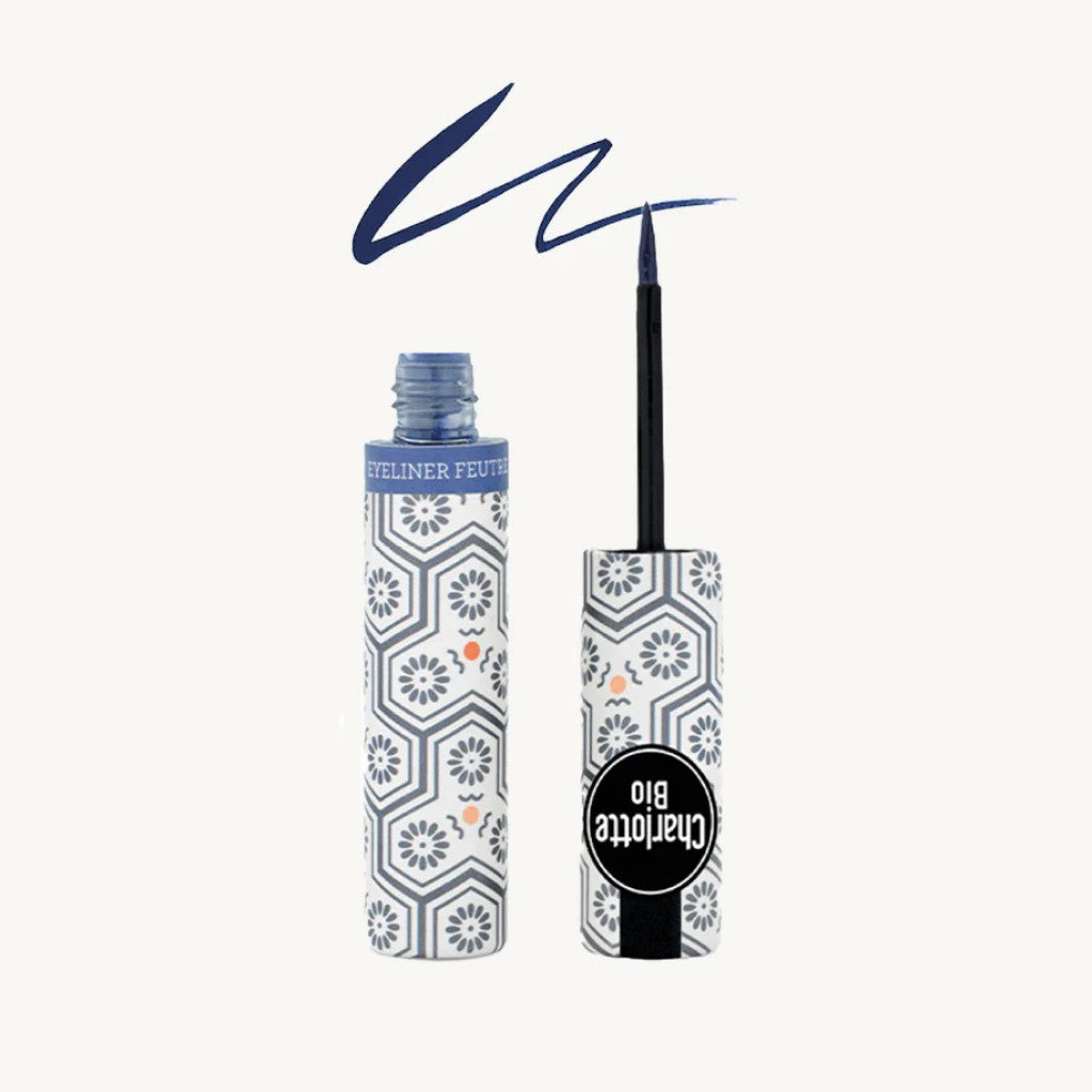 Organic felt-tip eyeliner NIGHT BLUE