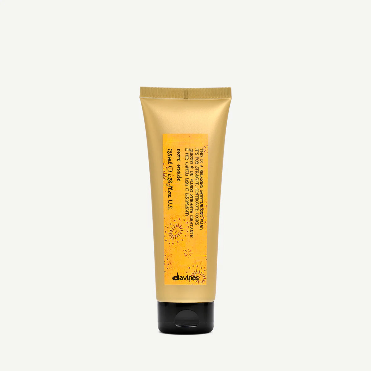 THIS IS A RELAXING MOISTURIZING FLUID Voor de creatie van perfect steil gemaakt haar.