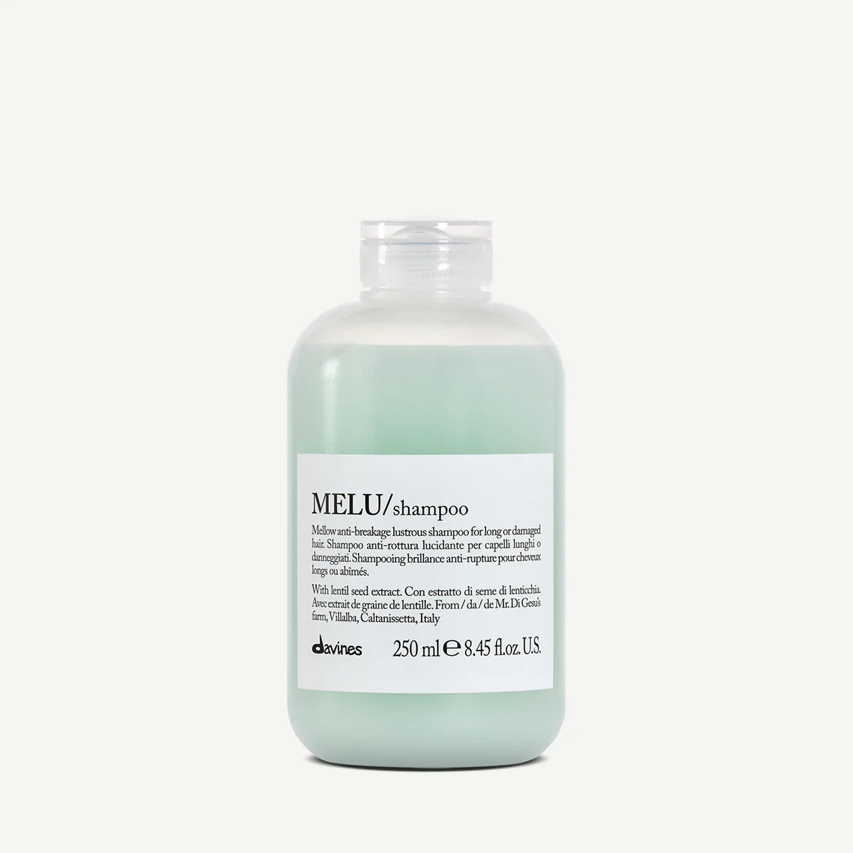 MELU SHAMPOO 250 ML Anti-haarbreuk shampoo om lang en beschadigd haar glanzend te maken.