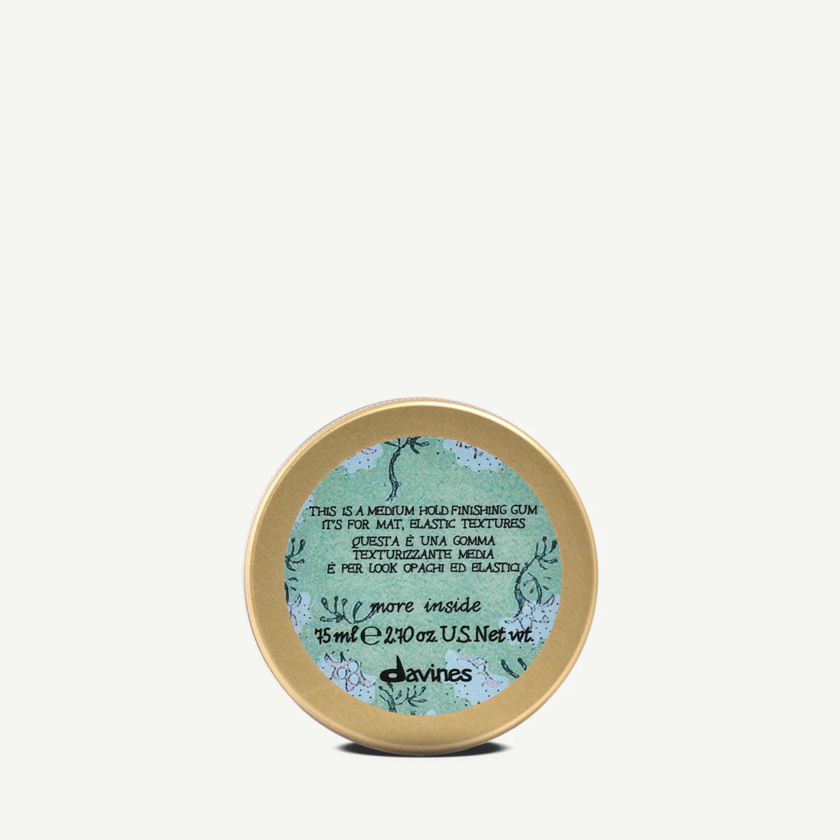 MEDIUM HOLD FINISHING GUM Voor de creatie van een gladde, gedefinieerde haarstyle