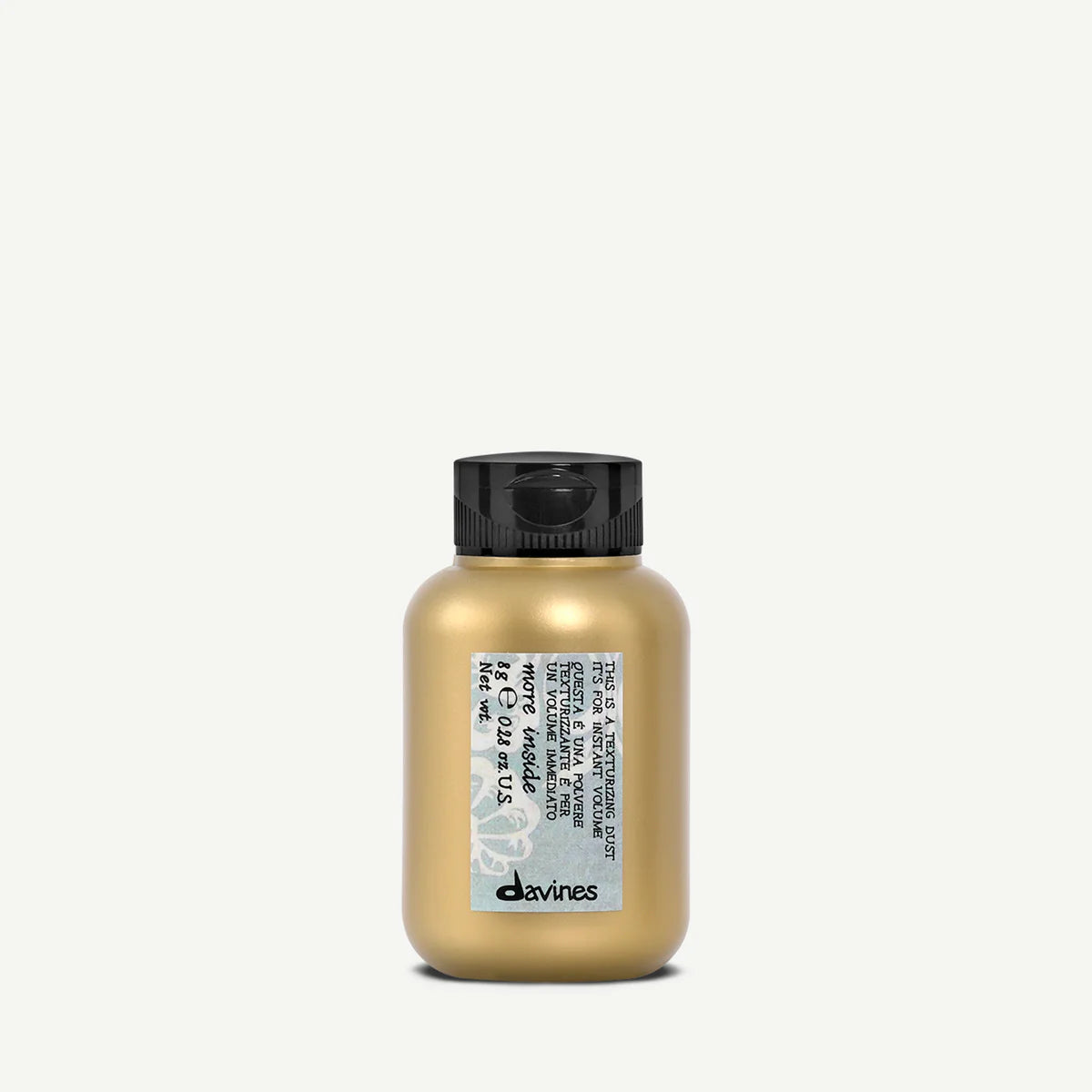 THIS IS A TEXTURIZING DUST Voor een instant, langhoudend volume-effect en een structuur die later naar wens veranderd kan worden.