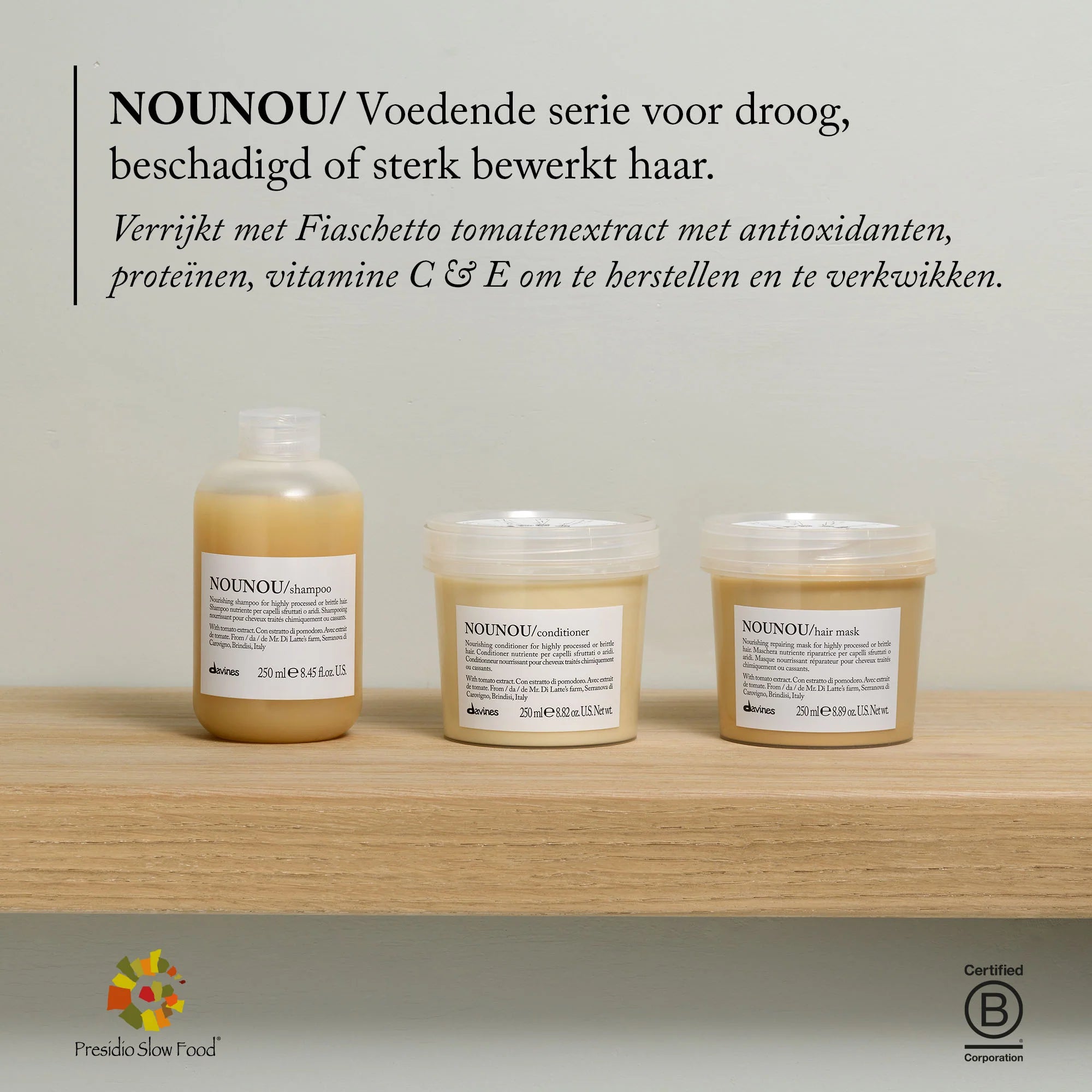 NOUNOU SHAMPOO Voedende shampoo voor beschadigd tot zeer droog haar