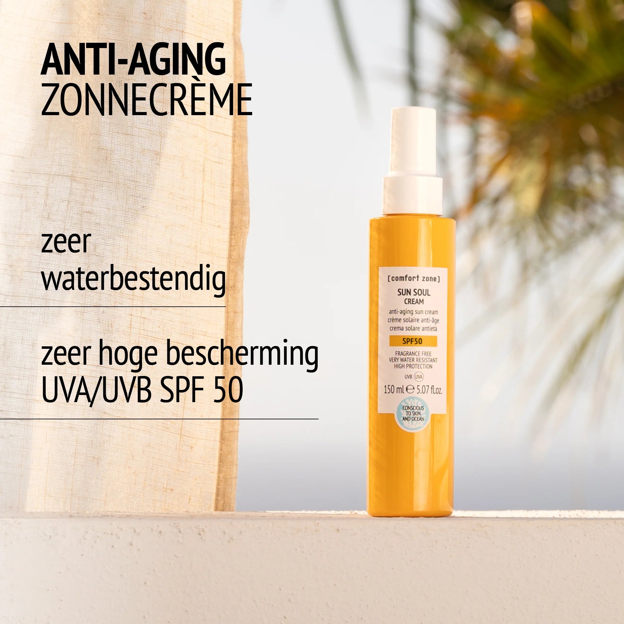 SUN SOUL CREAM SPF50 anti-aging zonnecrème